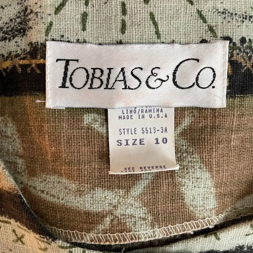 Tobias & Co. Button Down Dress Jacket Size 10 EUC